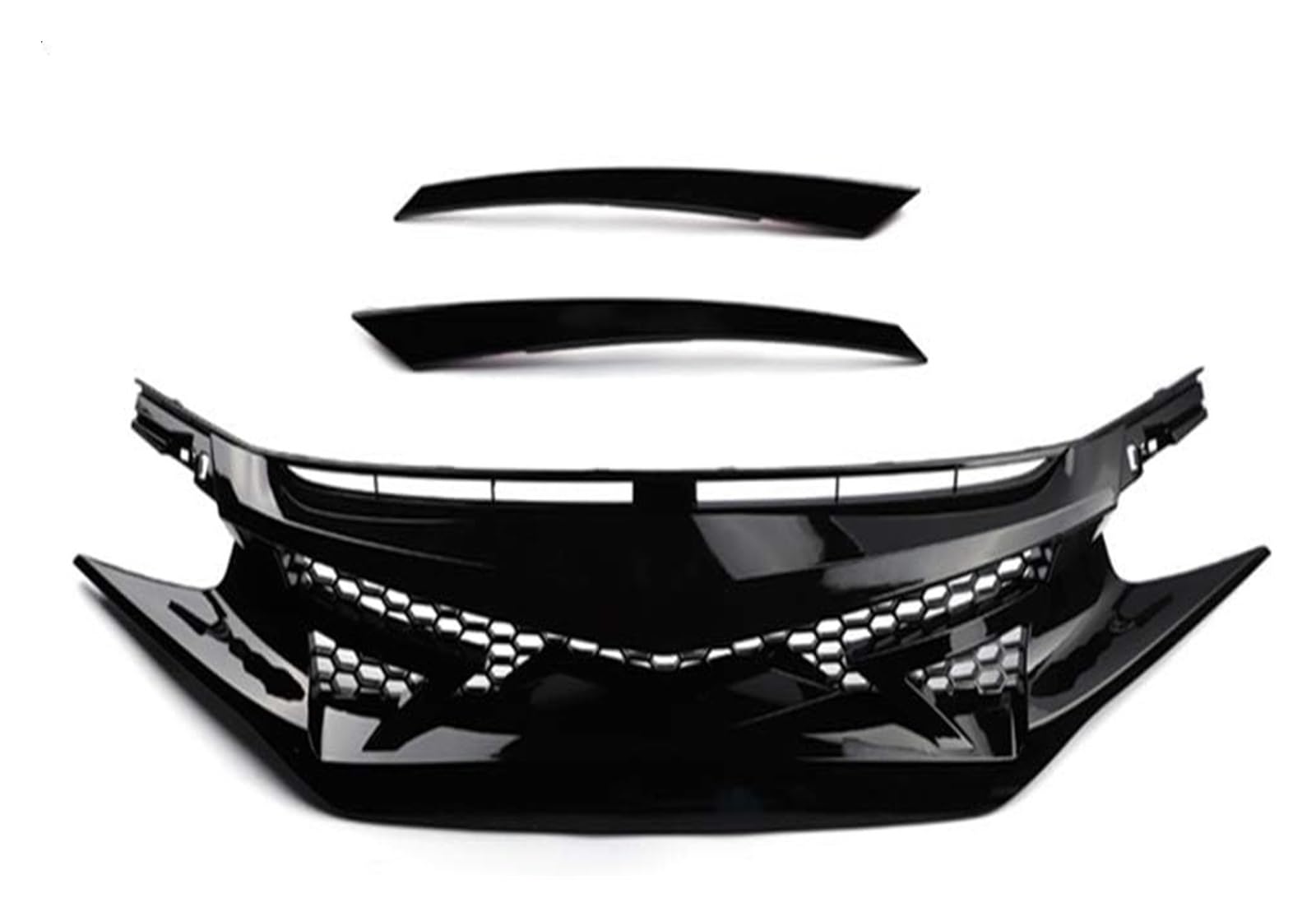 Front Nierengrill Grills Für Civic 2016-2021 Frontstoßstangengrill Frontkühlergrill Auto Kühlergrill Gitter Obere Stoßstangenhaube Mesh Front Nierengrill Grills Für Civic 2016-2021 Frontstoßstangengrill Frontkühlergrill Auto Kühlergrill Gitter Obere Stoßstangenhaube Mesh von YSBVBLRMRV