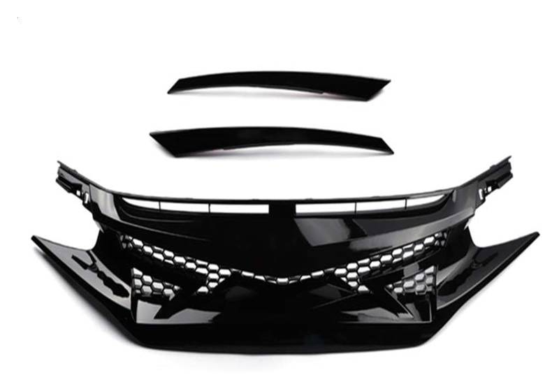 Front Nierengrill Grills Für Civic 2016-2021 Frontstoßstangengrill Frontkühlergrill Auto Kühlergrill Gitter Obere Stoßstangenhaube Mesh von YSBVBLRMRV