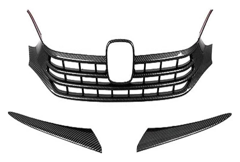 Front Nierengrill Grills Für Civic 2021-2023 Frontstoßstangengrill Frontkühlergrills Autoaußengrill Stoßstangengrillstreifen Haubengitter(Carbon Fiber) von YSBVBLRMRV