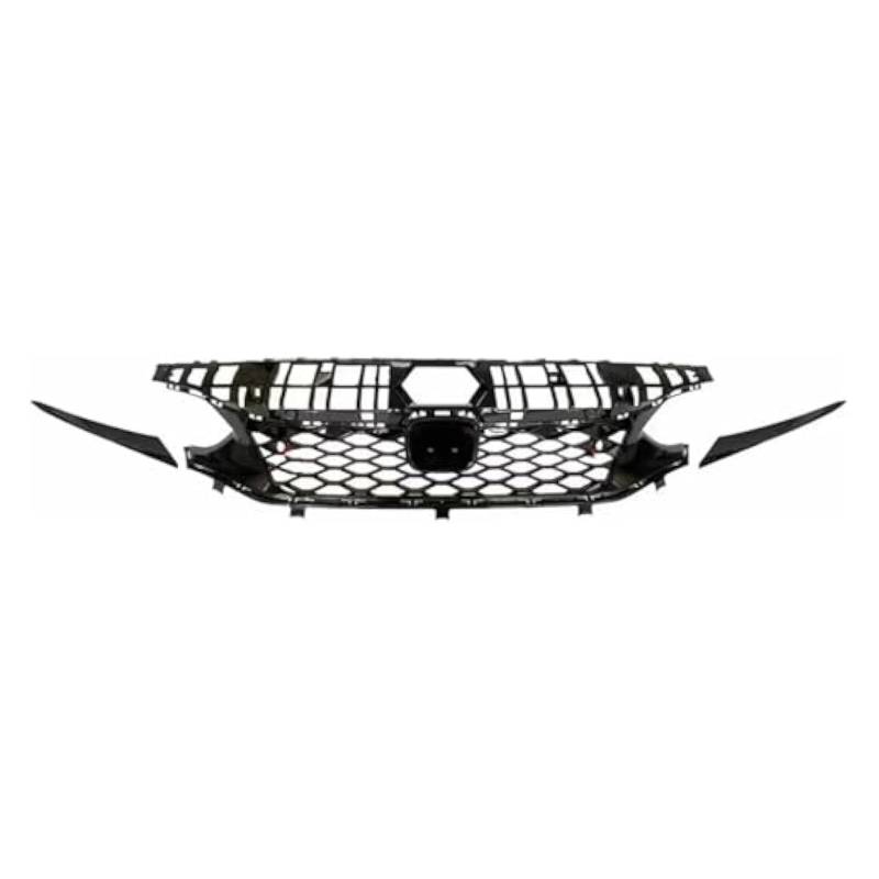 Front Nierengrill Grills Für Civic Für Fließheck 2022-2024 Auto Kühlergrill Racing Grills Oberen Kühlergrill Stoßstange Grille Vorne Niere Grille(with Sensor Hole) von YSBVBLRMRV