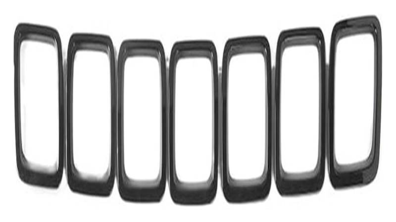 Front Nierengrill Grills Für Compass 2017 Up Racing Grills Auto Kühlergrill Für Compass 2018 Auto Styling Auto Gitter Auto Stoßstange Nebel Licht Kühlergrill(Zwart) von YSBVBLRMRV