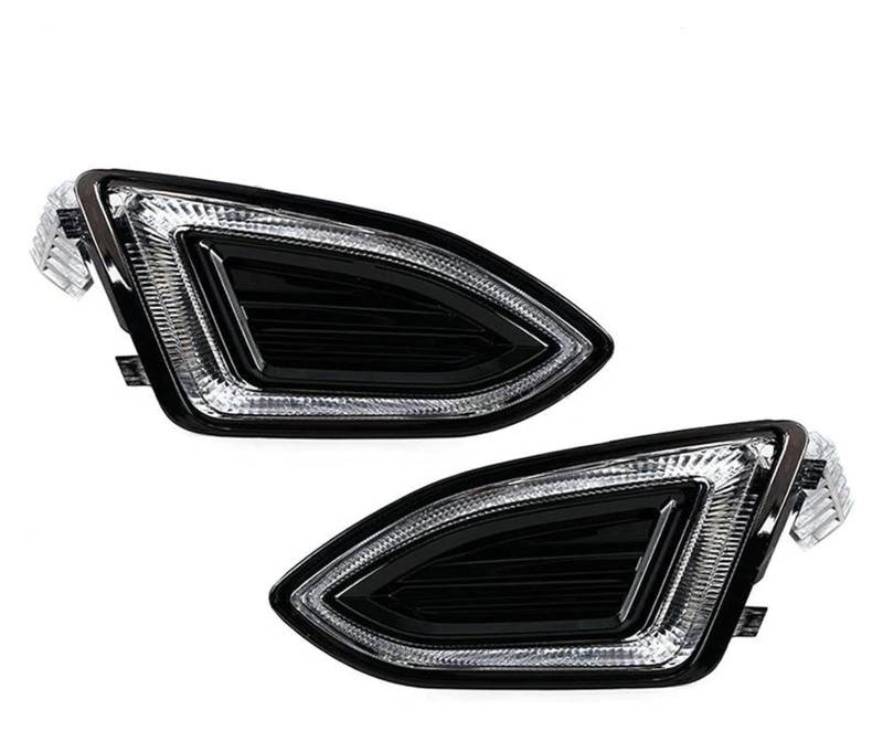 Front Nierengrill Grills Für Edge 2015–2018 LED-Auto-Frontgrill Stoßstangengrill Unterer Kühlergrill Nebelscheinwerfer Kühlergrill-Abdeckungsrahmen Vorderer Nierengrill(One Pair) von YSBVBLRMRV