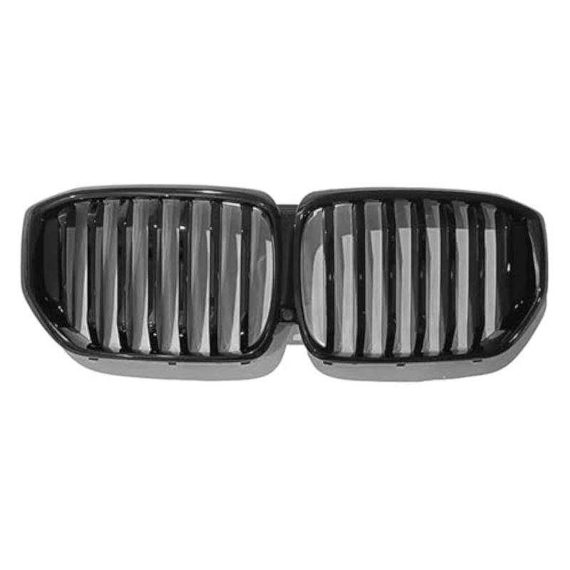 Front Nierengrill Grills Für G05 LCI X5 2023 2024 Auto Racing Frontgrill Einzelne Lamellen Stoßstange Haube Mesh Grid Mit Kamera Loch von YSBVBLRMRV