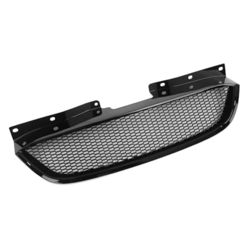 Front Nierengrill Grills Für Hyundai Für Genesis Coupe 2008-2012 Auto Front Grill Kühlergrill Stoßstange Grille Auto Kit Front Niere Grille(Gloss Black) von YSBVBLRMRV