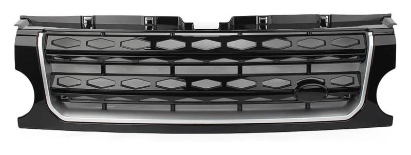 Front Nierengrill Grills Für Land Für Rover Für Discovery LR3 2005-2009 Auto Front Niere Kühlergrill Kühlergrill Stoßstange Grille Front Niere Grille(Schwarz) von YSBVBLRMRV
