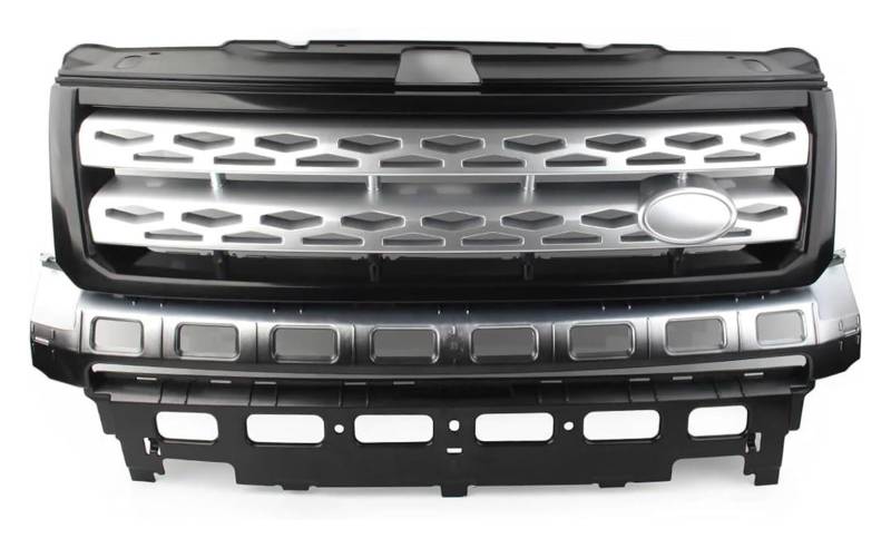 Front Nierengrill Grills Für Land Für Rover Für Freelander 2 LR2 2010-2016 ABS Auto Kühlergrill Stoßstange Mesh Grill Vorne Niere Grille(Blackblack) von YSBVBLRMRV