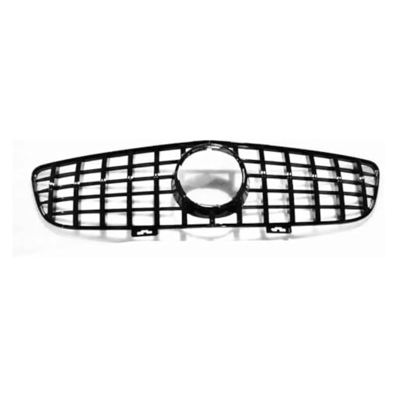 Front Nierengrill Grills Für Mercedes Für B&ENZ C197 SLS Für AMG 2010-2014 2015 Auto Kühlergrill Grill Mesh Oberen Stoßstange Haube Gitter Auto Teil(Schwarz) von YSBVBLRMRV