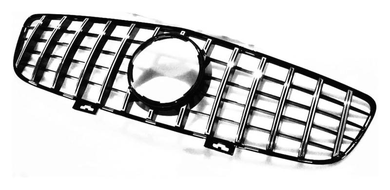 Front Nierengrill Grills Für Mercedes Für B&ENZ C197 SLS Für AMG 2010-2015 Auto Kühlergrill Mesh Oberen Stoßstange Haube Auto Teil Front Niere Grille(Silber) von YSBVBLRMRV
