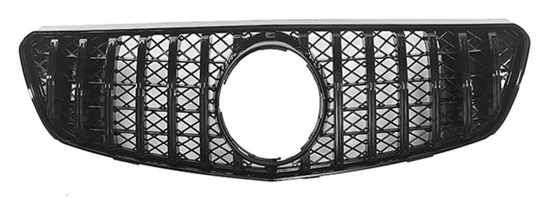 Front Nierengrill Grills Für Mercedes Für B&ENZ R Klasse W250 2005 2006 2007 2008 2009 2010 Auto Kühlergrill Oberen Stoßstange Haube Mesh Grill Vorne Niere Grille(Schwarz) von YSBVBLRMRV