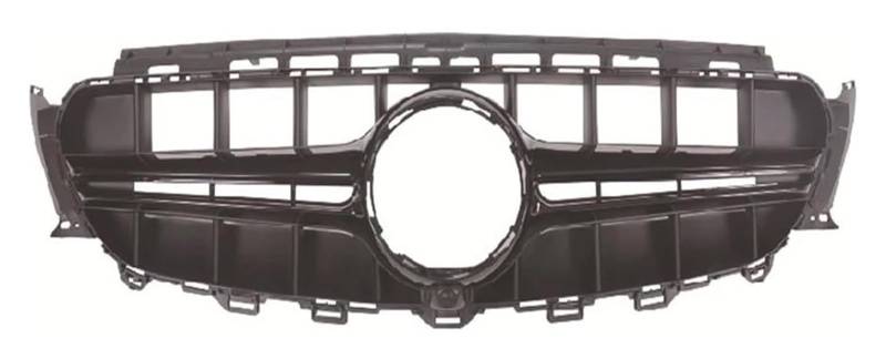 Front Nierengrill Grills Für Mercedes Für B&ENZ W213 E63 E200 E300 E400 2016-2020 Auto Grill Oberen Stoßstange Haube Mesh Grid Vorne Niere Grille(Schwarz) von YSBVBLRMRV