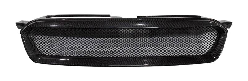 Front Nierengrill Grills Für Subaru Für Outback 2007 2008 2009 Frontstoßstangengrill Frontkühlergrill Auto Obere Stoßstangenhaube Mesh Frontgrill(Carbon Fiber) von YSBVBLRMRV