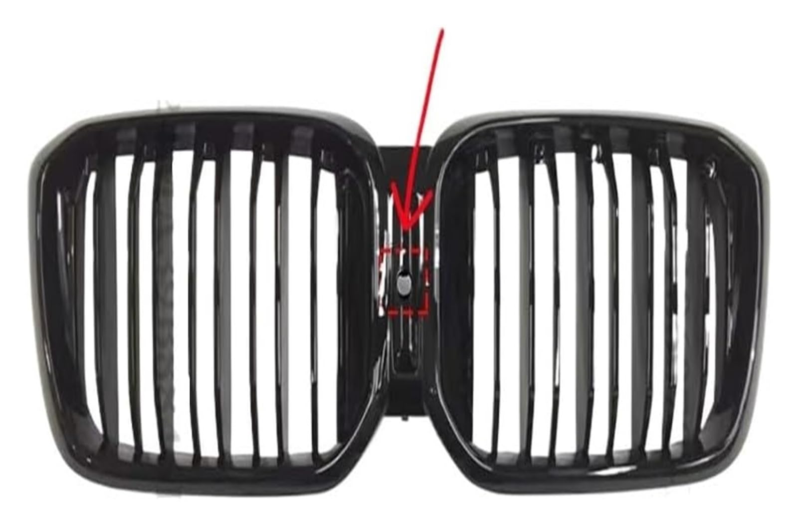 Front Nierengrill Grills Für X3 Für X4 2022 2023 Frontstoßstangengrill Frontkühlergrills Fronteinlassgitter Haubengitter Stoßstangengrillgitterverkleidung(2 Slat with Hole) von YSBVBLRMRV