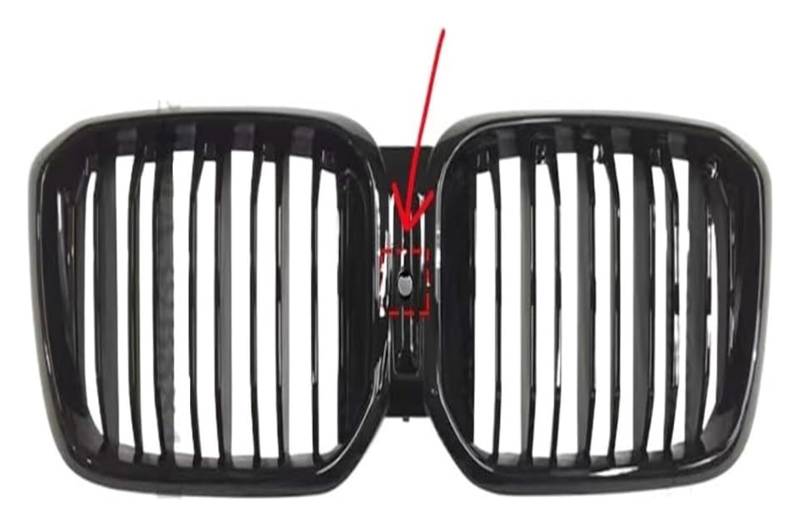 Front Nierengrill Grills Für X3 Für X4 2022 2023 Frontstoßstangengrill Frontkühlergrills Fronteinlassgitter Haubengitter Stoßstangengrillgitterverkleidung(2 Slat with Hole) von YSBVBLRMRV