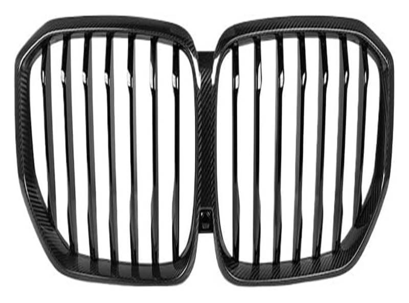Front Nierengrill Grills Für X5 Für G05 Für X5M Für F95 2019-2023 Frontkühlergrills Auto Frontstoßstangengrillhaube Dual Single Slat Grills(1-Slat) von YSBVBLRMRV