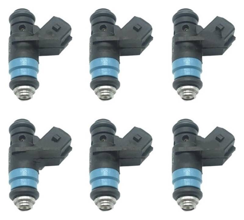 Kraftstoffinjektor Für Clio Für M&EGANE Für Scenic Für Modus Für Seat 1.4L 16V 8200132254 Einspritzdüse 6-teilig Einspritzdüse H132254 FI114962 von YSBVBLRMRV