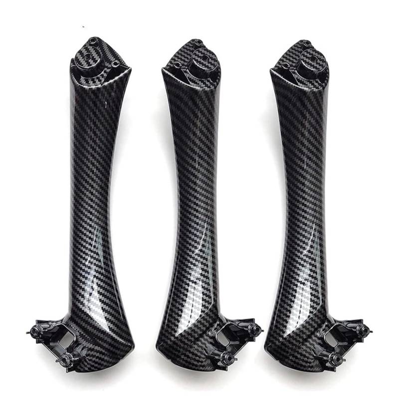 Auto Innen Türgriff Für B&MW 5 Series F10 F11 F18 520i 523i 525i 528i 535i 2010–2017 Auto-Fronttürverkleidung Zuggriff-Set Zuggriff-Verkleidung(Lhd Inside 3pcs Set) von YSDEACE