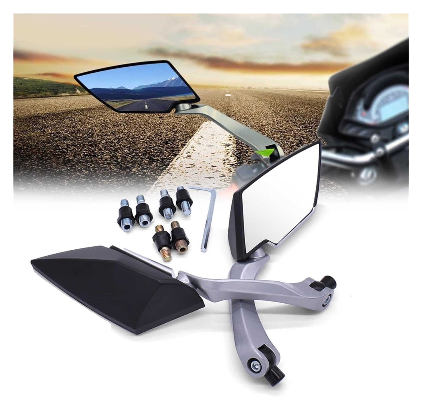 Für B&M&W C600 C650 Sport C650GT C400GT S1000RR S1000XR S1000r Dekoration 1 Paar Motorrad Rückspiegel Lenker Seitenspiegel 8 10mm Motorrad Rückspiegel Für B&M&W C600 C650 Sport C650GT C400GT S1000RR S1000XR S1000r Dekoration 1 Paar Motorrad Rückspiegel Lenker Seitenspiegel 8 10mm Motorrad Rückspiegel von YSDEACE