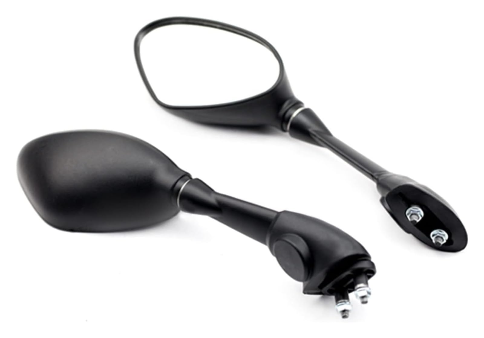 Für B&M&W S1000RR 2010-2018 HP4 2011-2015 Schwarze Dekoration Rückspiegel S 1000RR Motorradzubehör Rückspiegel Motorrad Rückspiegel(Left and Right) von YSDEACE