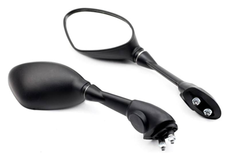 Für B&M&W S1000RR 2010-2018 HP4 2011-2015 Schwarze Dekoration Rückspiegel S 1000RR Motorradzubehör Rückspiegel Motorrad Rückspiegel(Left and Right) von YSDEACE