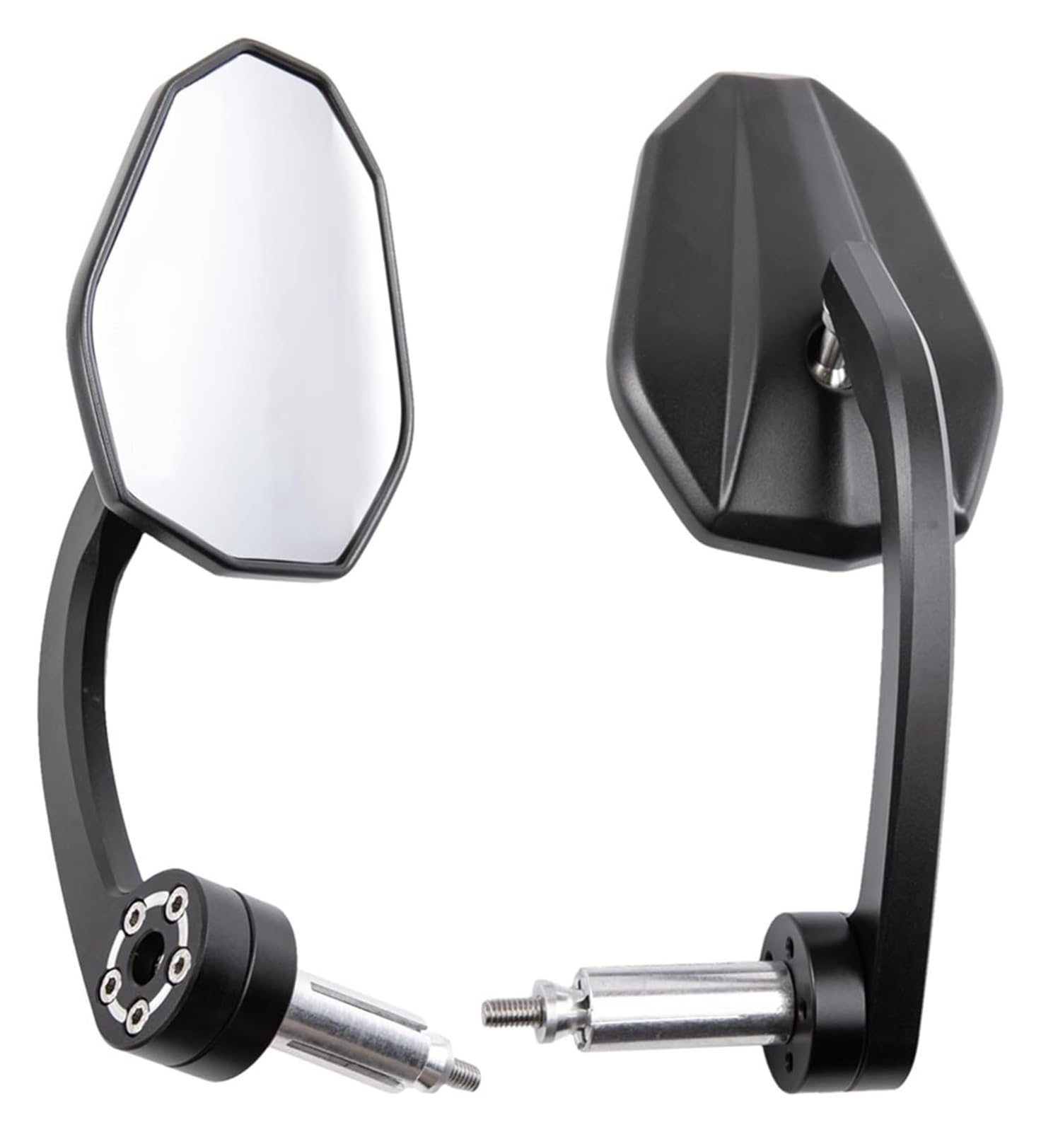 Für BM&W R1200GS GSXR Universal-Motorrad-Rückspiegel Für 7/8 Zoll 22 Mm Lenkerendspiegel-Dekoration Motorrad Rückspiegel Für BM&W R1200GS GSXR Universal-Motorrad-Rückspiegel Für 7/8 Zoll 22 Mm Lenkerendspiegel-Dekoration Motorrad Rückspiegel von YSDEACE