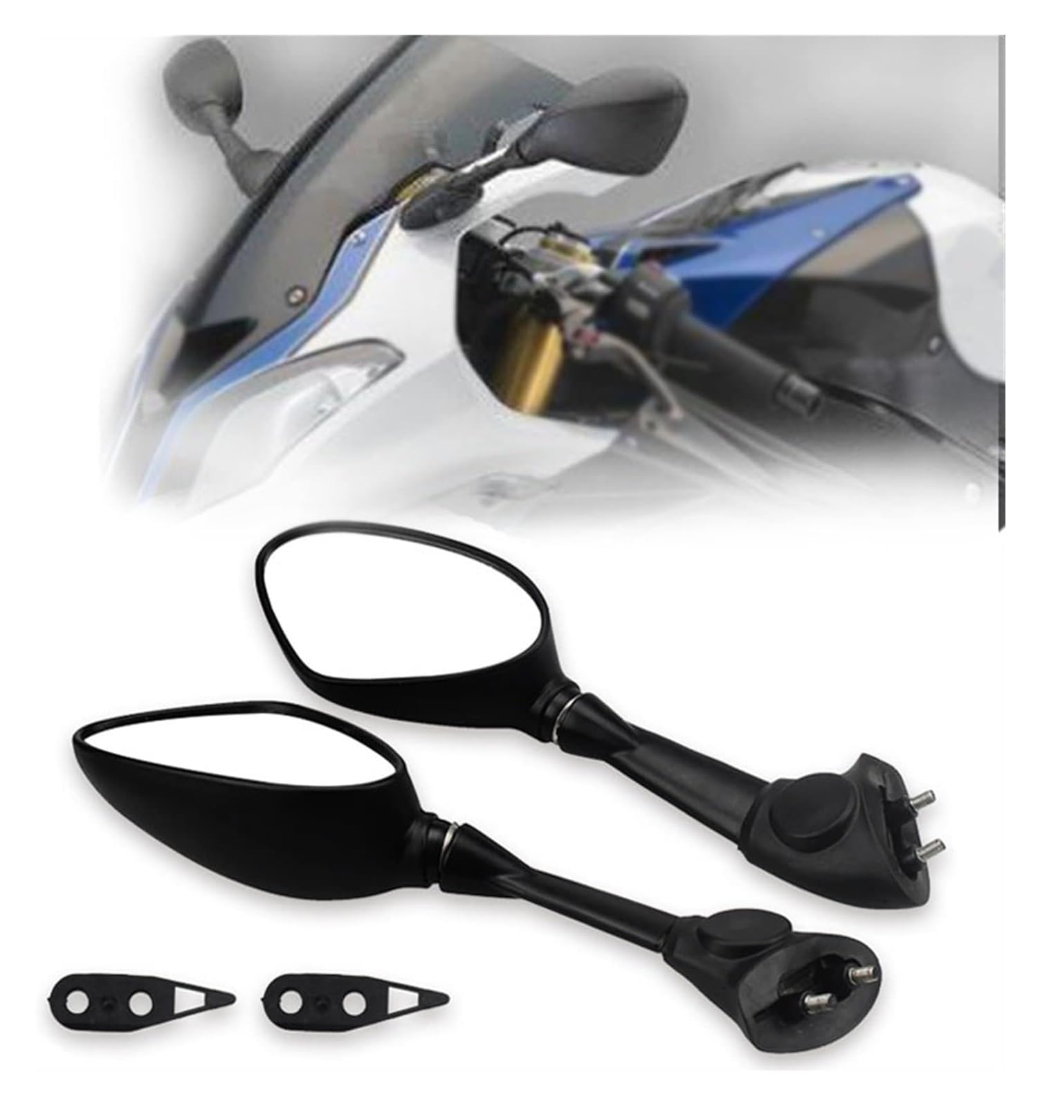 Für BM&W S1000RR S1000 RR 2010-2018 HP4 2011 2012 2013 2014 2015 Motorrad-Rückspiegel Seitenspiegel Schwarze Dekoration Rückspiegel Motorrad Rückspiegel Für BM&W S1000RR S1000 RR 2010-2018 HP4 2011 2012 2013 2014 2015 Motorrad-Rückspiegel Seitenspiegel Schwarze Dekoration Rückspiegel Motorrad Rückspiegel von YSDEACE