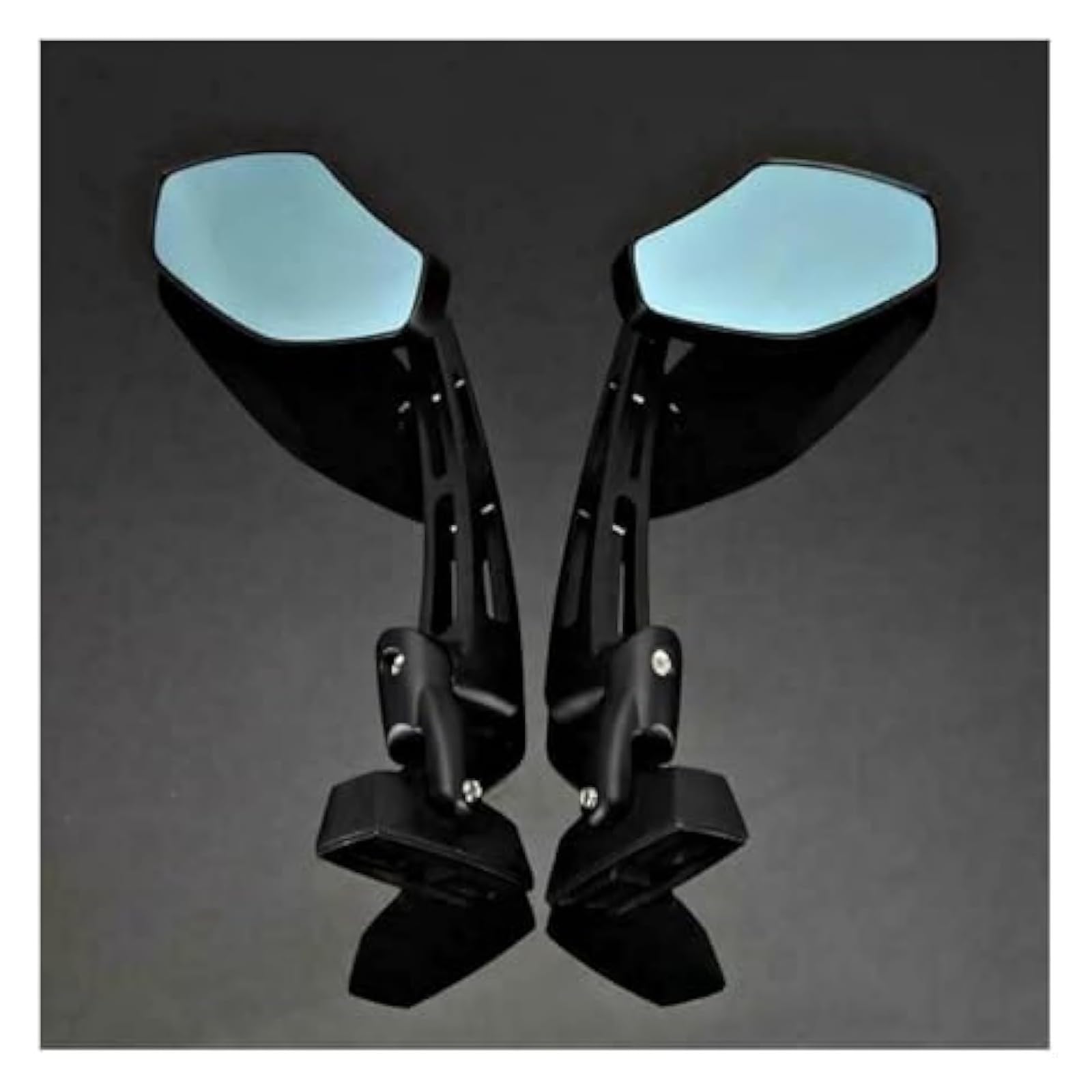 Für CBR 250R CBR 600F4 CBR 600F4i CBR 600RR CBR 929RR CBR 954RR Fahrrad Rückspiegel Seite Rückspiegel Motorrad Rückspiegel(Black) von YSDEACE