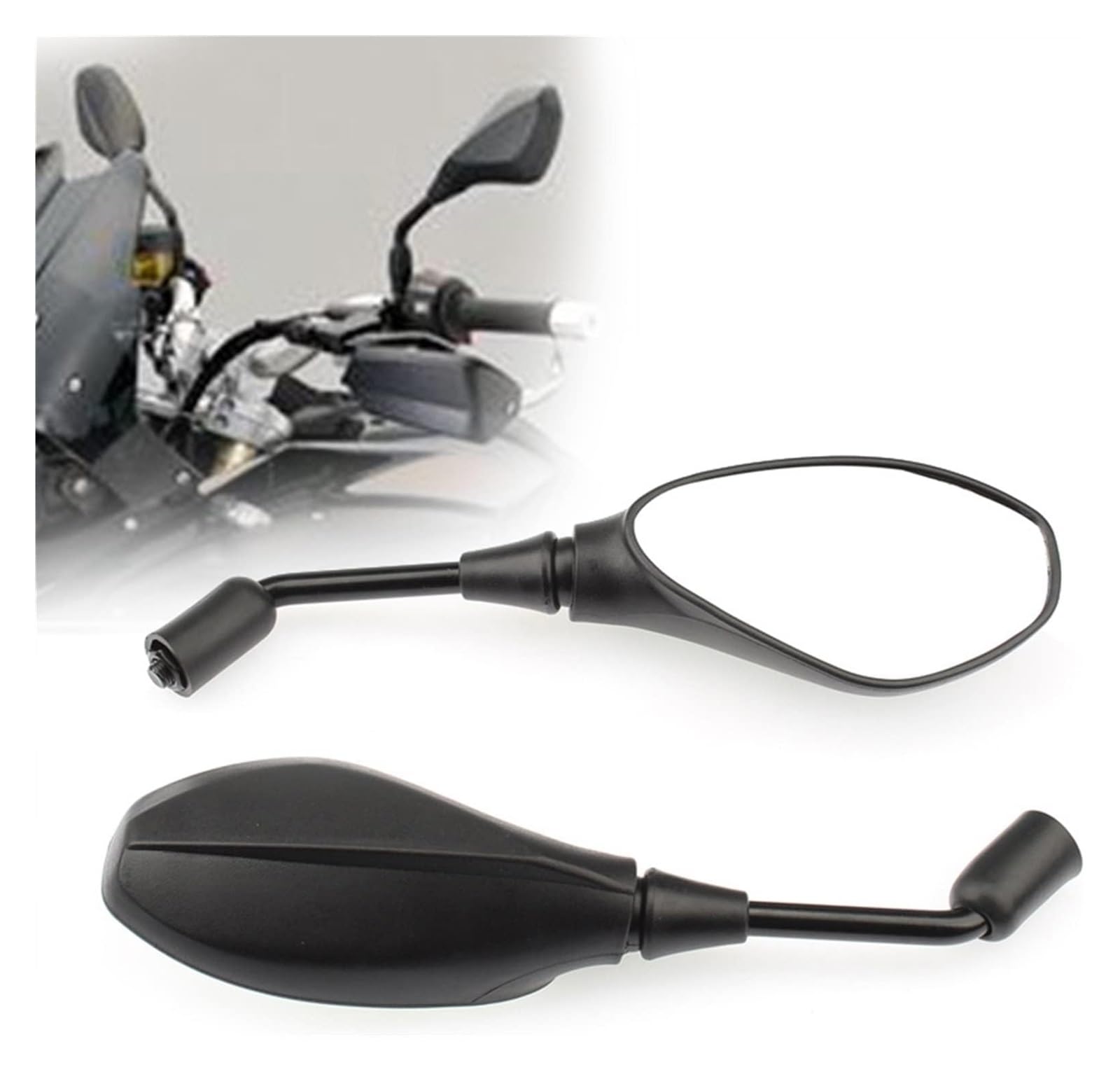Für Universal 10mm Für B&M&W S1000XR S1000R R NineT R1200GS R Dekoration G310R G310GS R1250GS Motorrad Rückspiegel Moto Motorrad Rückspiegel Für Universal 10mm Für B&M&W S1000XR S1000R R NineT R1200GS R Dekoration G310R G310GS R1250GS Motorrad Rückspiegel Moto Motorrad Rückspiegel von YSDEACE