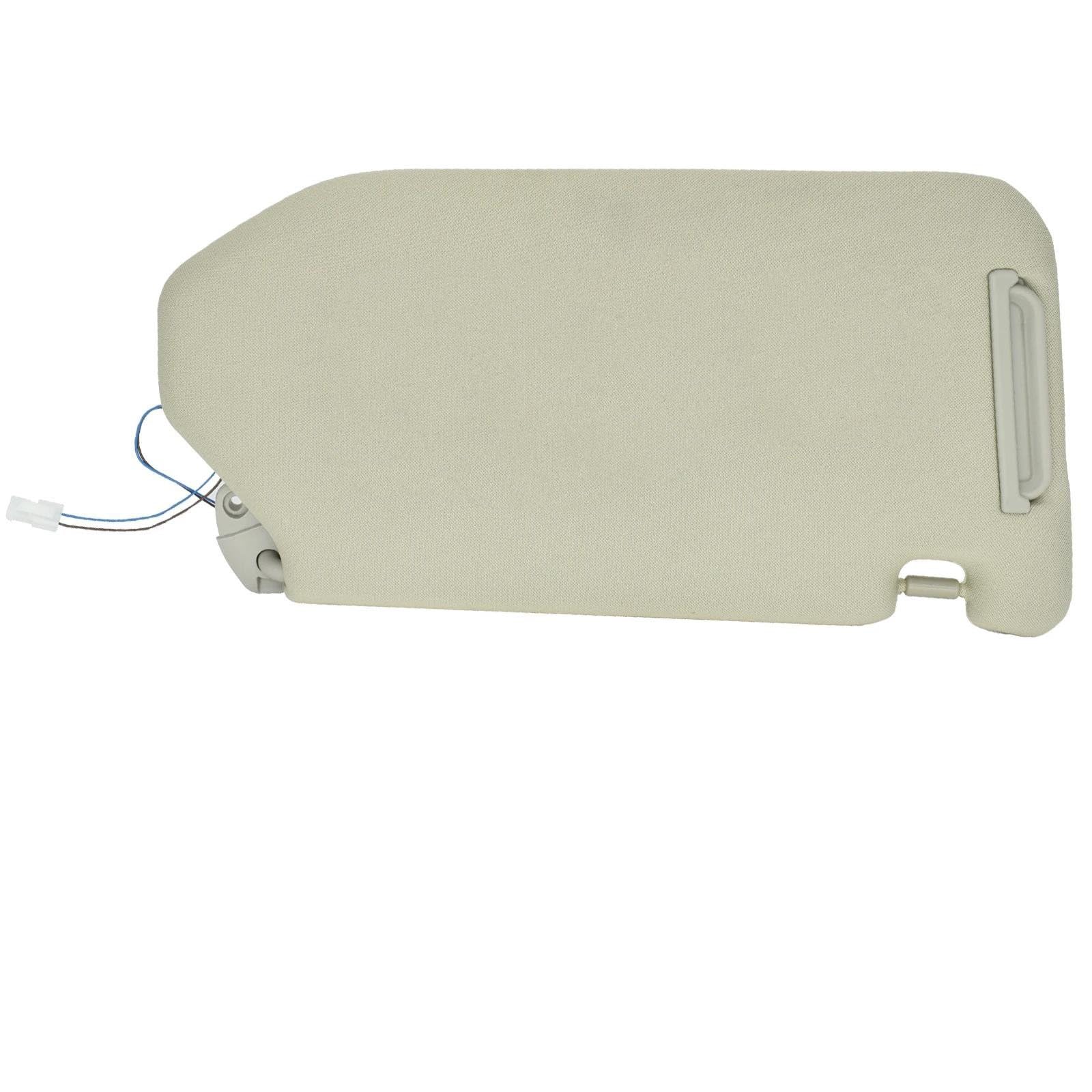 Auto Sonnenblende Für Infiniti Für QX60 2014-2017 JX35 Beige Links Rechts Fahrer Eitelkeit Licht Lampe Sonnenblende Sonnenschutz Auto Frontscheibe(Links) von YSFIFHSKFH