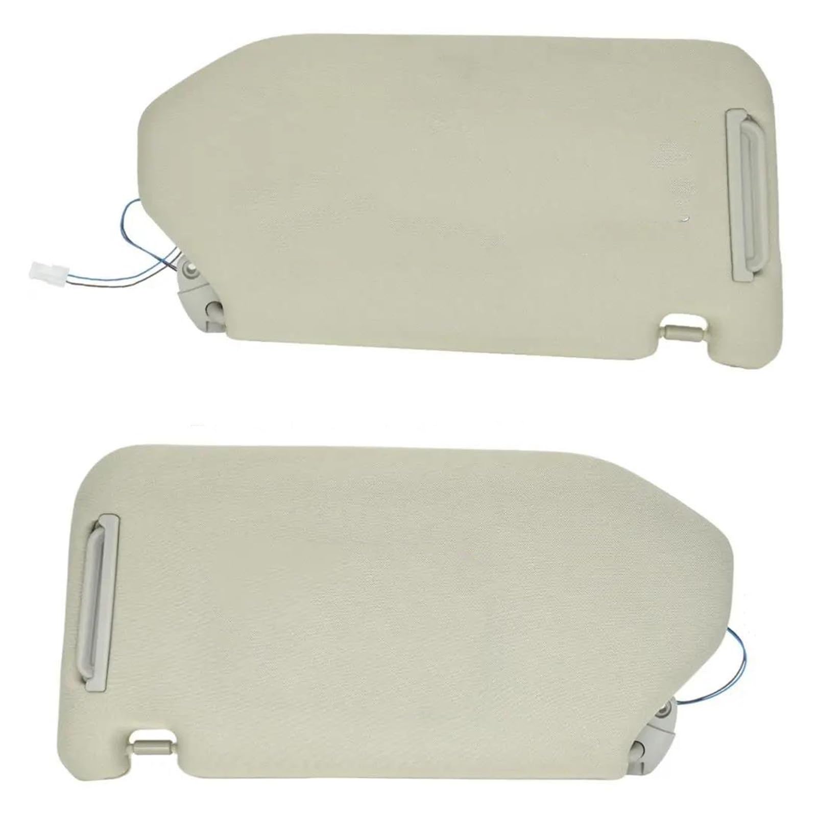 Auto Sonnenblende Für Nissan Für Pathfinder 2013-2018 Beige Links Rechts Fahrer Eitelkeit Licht Lampe Sonnenblende Sonnenschutz Auto Frontscheibe(Pair) von YSFIFHSKFH