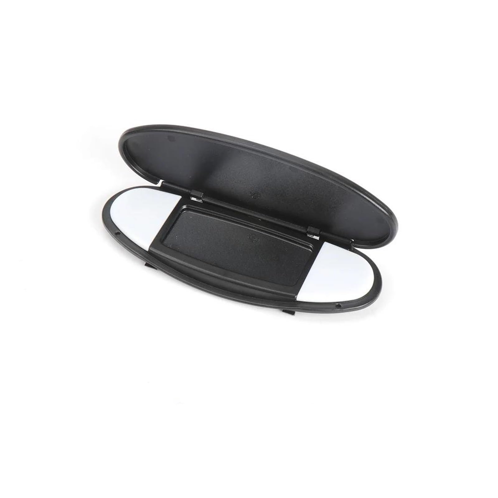 Auto Sonnenblende Spiegelabdeckung Make-Up Eitelkeit Spiegelabdeckung Für MINI Für Cooper Für R55-R60 2007-2014 Innenraum 2007-2014 Sonnenschutz Auto Frontscheibe(Schwarz) von YSFIFHSKFH