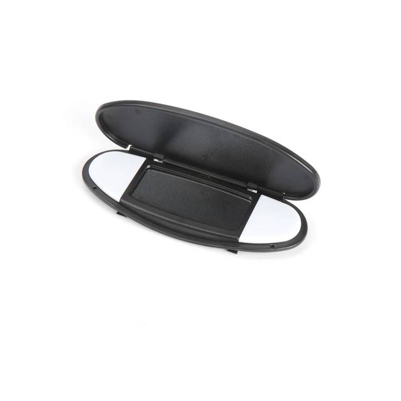 Auto Sonnenblende Spiegelabdeckung Make-Up Eitelkeit Spiegelabdeckung Für MINI Für Cooper Für R55-R60 2007-2014 Innenraum 2007-2014 Sonnenschutz Auto Frontscheibe(Schwarz) von YSFIFHSKFH