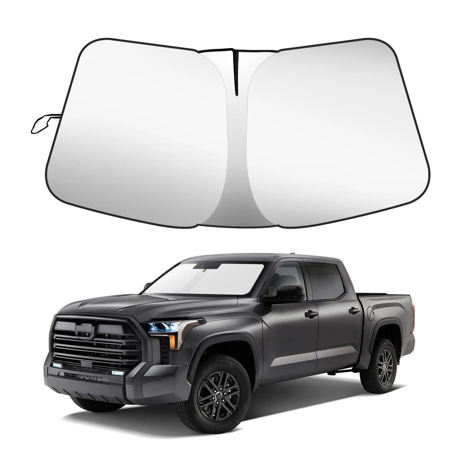 Auto Windschutzscheibe Sonnenschutz Abdeckung für Toyota für Tundra 2022-2025 Auto Front Fenster Sonnenblende UV Schutz Sonnenschutz Auto Frontscheibe Auto Windschutzscheibe Sonnenschutz Abdeckung für Toyota für Tundra 2022-2025 Auto Front Fenster Sonnenblende UV Schutz Sonnenschutz Auto Frontscheibe von YSFIFHSKFH