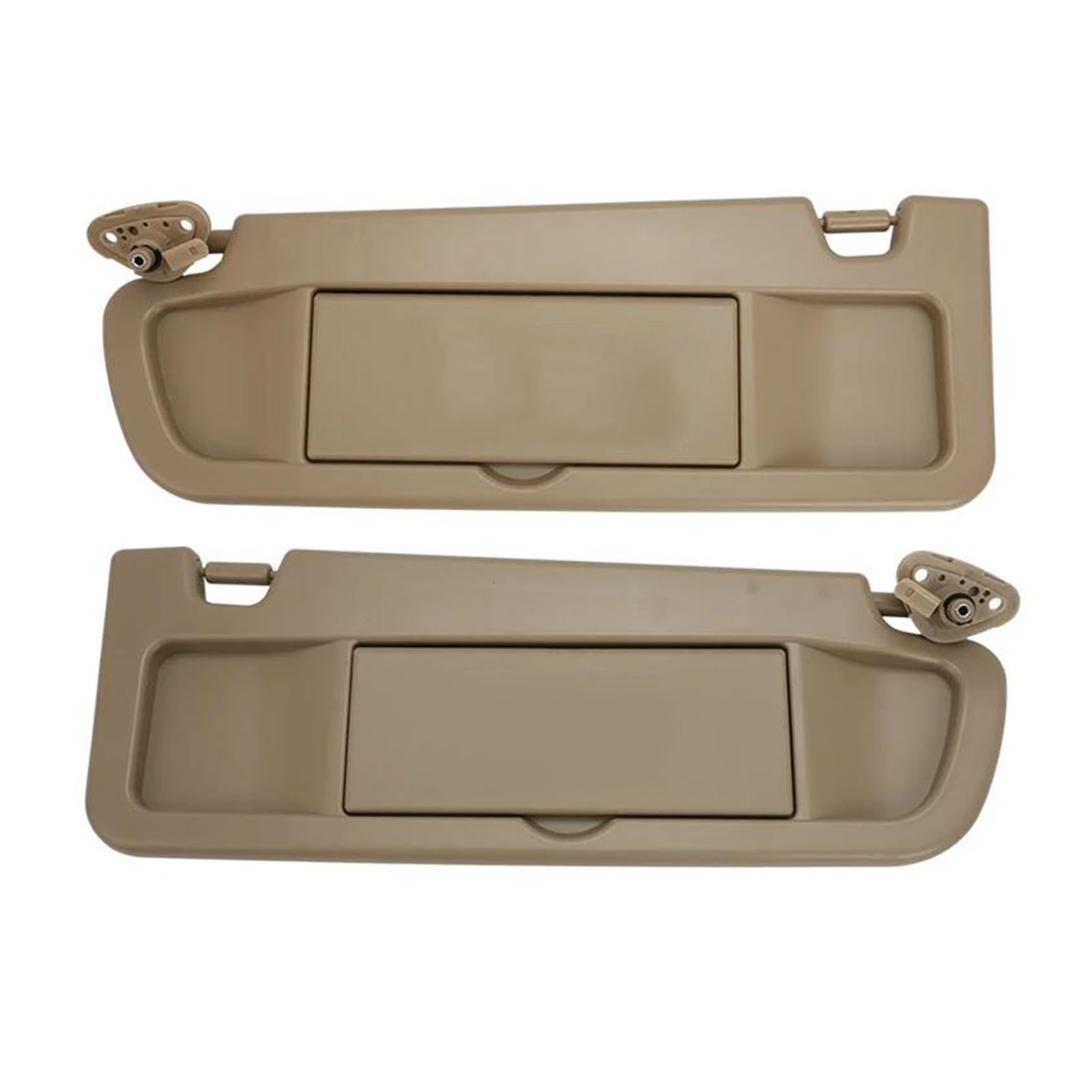 Für Civic 2006-2011 Auto Sonnenblende Schatten Links Rechts Fahrer Passagier Seite Sonnenblende Sonnenschirm Panel Sonnenschutzdach 83230-SNA-A01ZB Sonnenschutz Auto Frontscheibe(Beige 1 Set) von YSFIFHSKFH