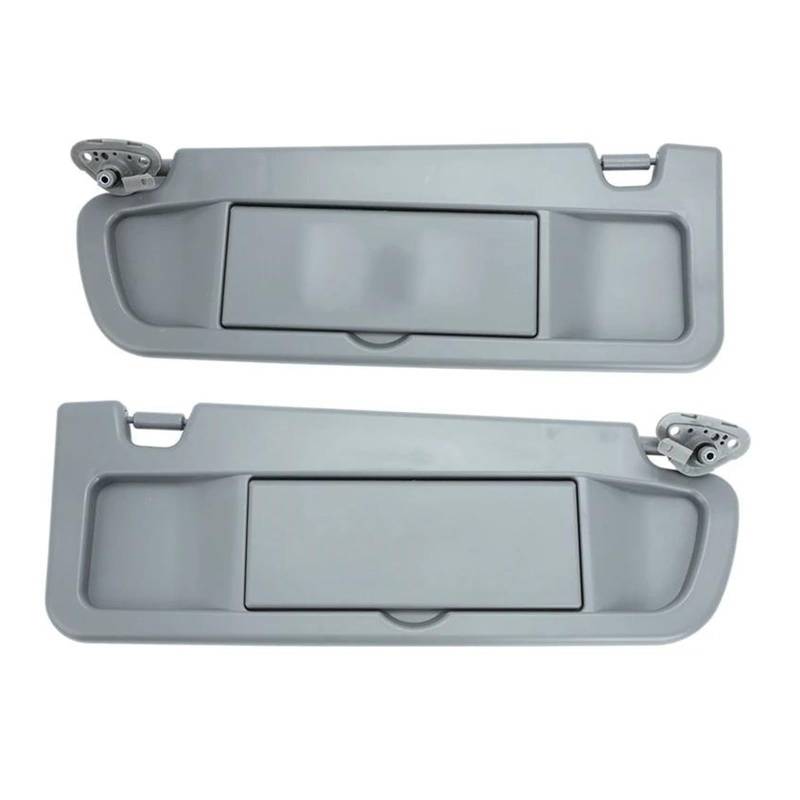 Für Civic 2006-2011 Auto Sonnenblende Schatten Links Rechts Fahrer Passagier Seite Sonnenblende Sonnenschirm Panel Sonnenschutzdach 83230-SNA-A01ZB Sonnenschutz Auto Frontscheibe(Gray 1 Set) von YSFIFHSKFH