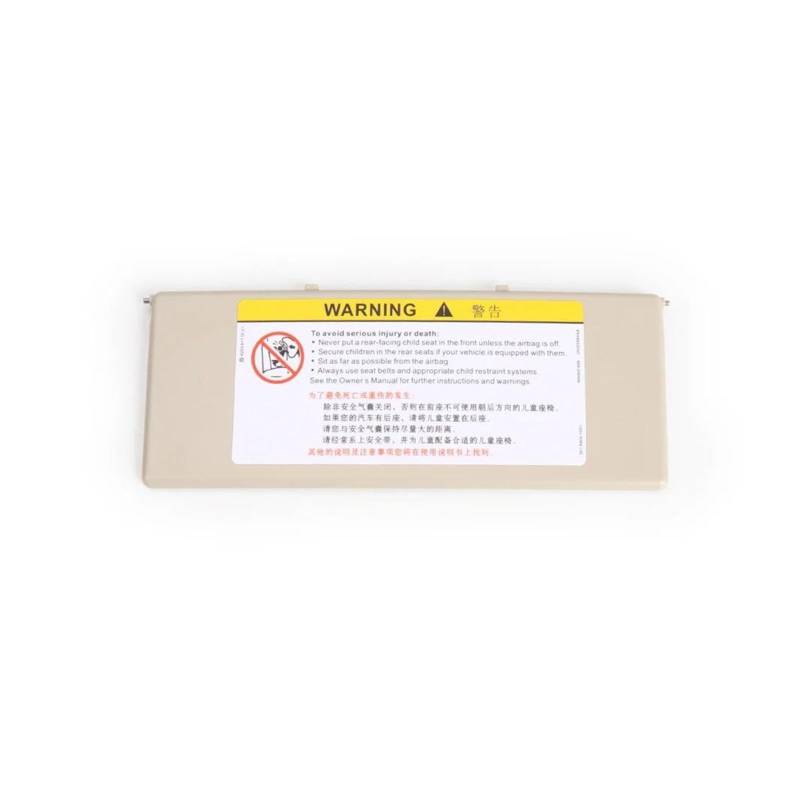 Für Peugeot Für 308S Für 408 Für 508 Auto-Innenspiegel-Make-up Auto-Sonnenschutz-Visier-Spiegelabdeckung Für 3008 Für 4008 Für 5008 98177070 2010-2021 Sonnenschutz Auto Frontscheibe(Hell beige) von YSFIFHSKFH