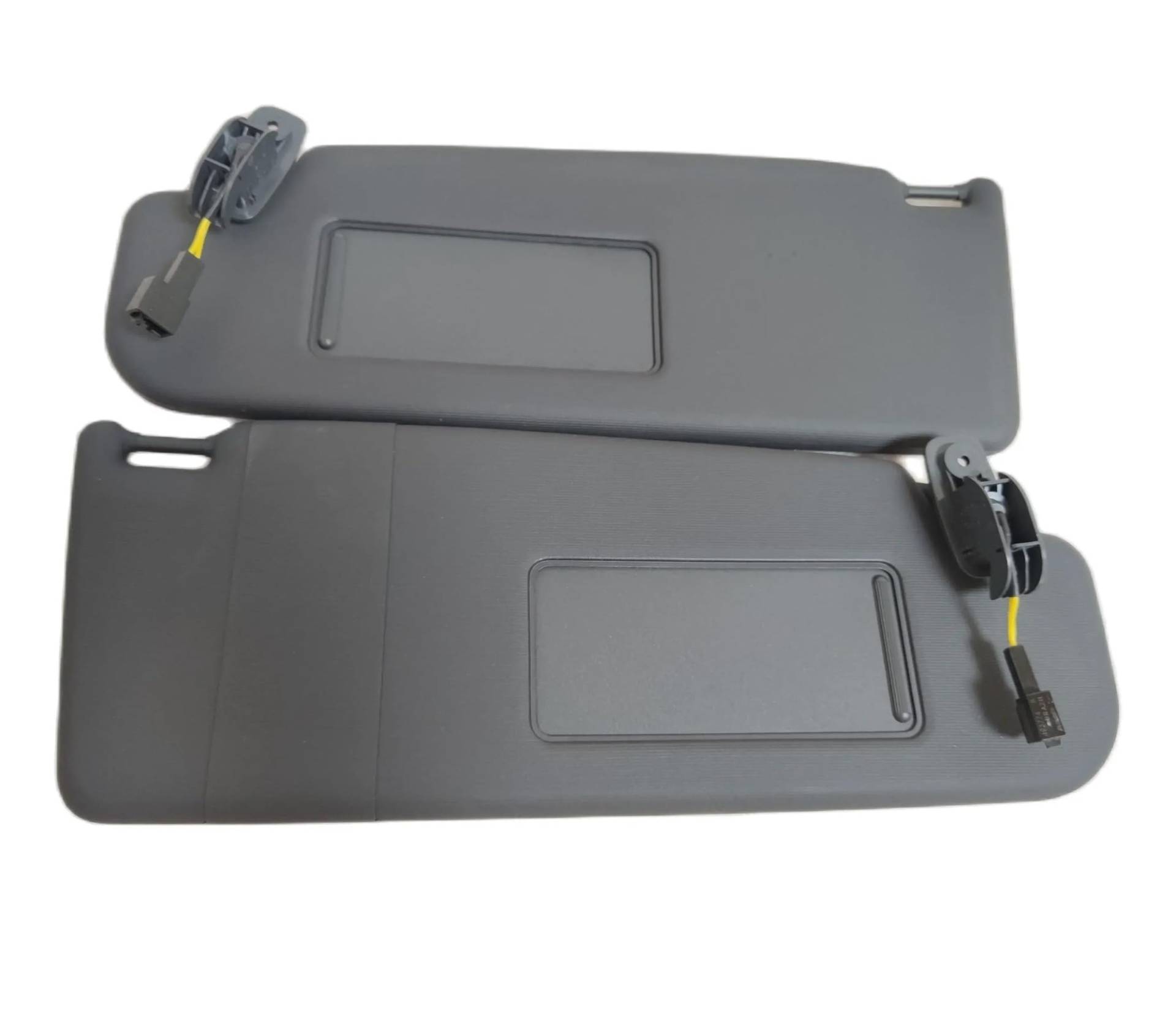 Für VW Für Golf 4 1998-2013 Schwarze Sonnenblende vorne Links oder rechts 5U0857551 5U0857552 Sonnenschutz Auto Frontscheibe(Black a Pair) von YSFIFHSKFH