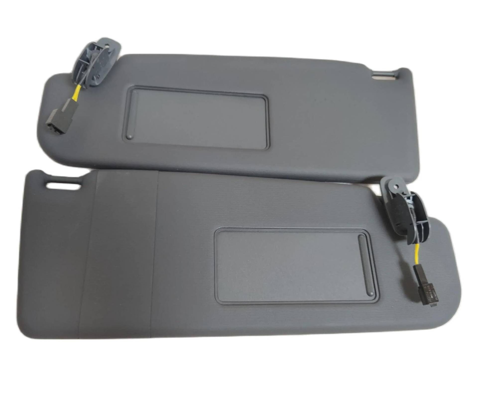 Für VW Für Jetta 1998-2013 Schwarze Sonnenblende Vorne L oder R Seite 5U0857551 5U0857552 Sonnenschutz Auto Frontscheibe(Black a Pair) von YSFIFHSKFH