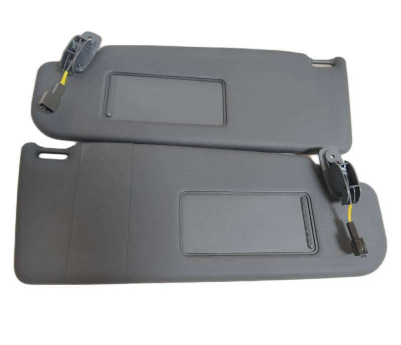 Für VW Für Jetta 1998-2013 Schwarze Sonnenblende Vorne L oder R Seite 5U0857551 5U0857552 Sonnenschutz Auto Frontscheibe(Black a Pair) von YSFIFHSKFH