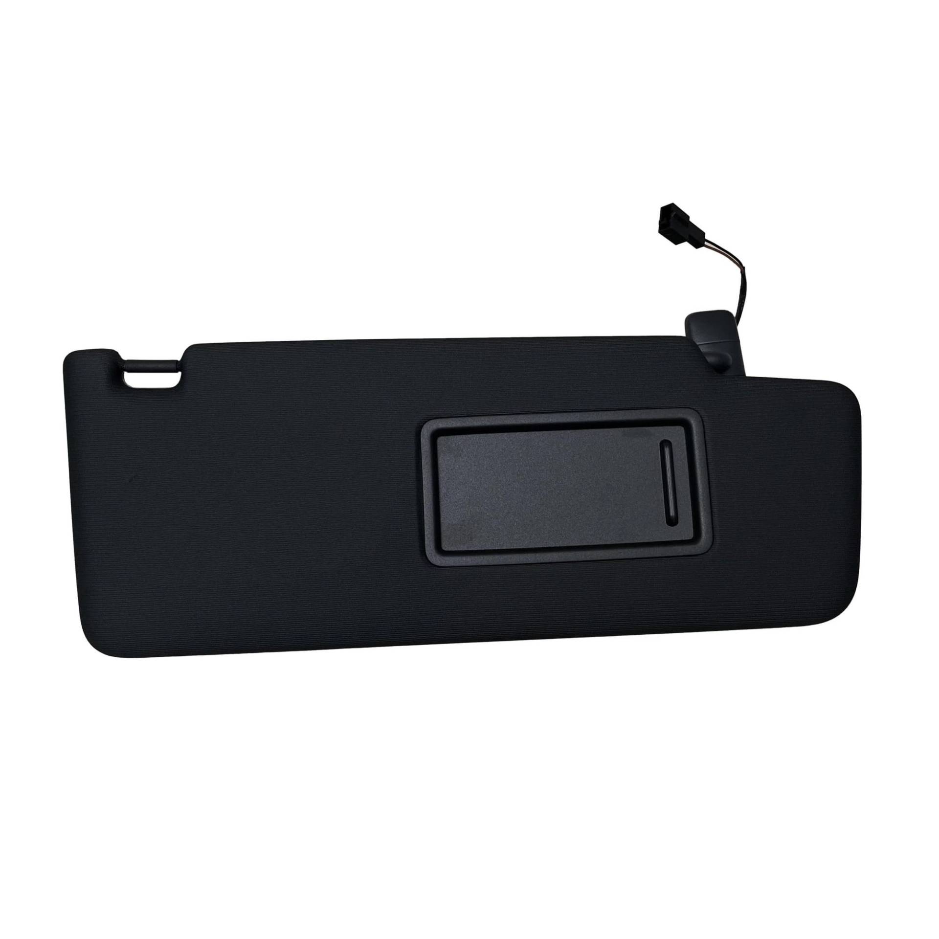 Für VW Für Tiguan L II 2017-2020 Schwarze Sonnenblende Sonnenschutz Panel Make-Up Spiegel mit Kabel 5TD857521 5TD857522 Sonnenschutz Auto Frontscheibe(Passenger) von YSFIFHSKFH