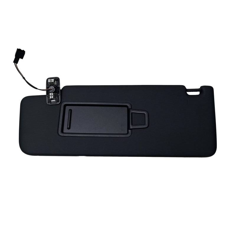 Für VW Für Touran L II 2017-2020 Schwarze Sonnenblende Sonnenschutz Panel Make-Up Spiegel mit Kabel 5TD857521 5TD857522 Sonnenschutz Auto Frontscheibe(Driver Side) von YSFIFHSKFH