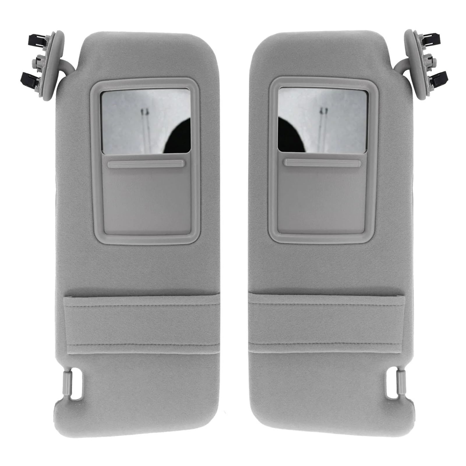 Grau Auto Sonnenblende Sonnenschirm Für Toyota Für Camry 2007 2008 2009 2010 2011 Fahrer Passagier Seite Rechts Links Organizer 7432006780B0 Sonnenschutz Auto Frontscheibe(Gray Pair) von YSFIFHSKFH