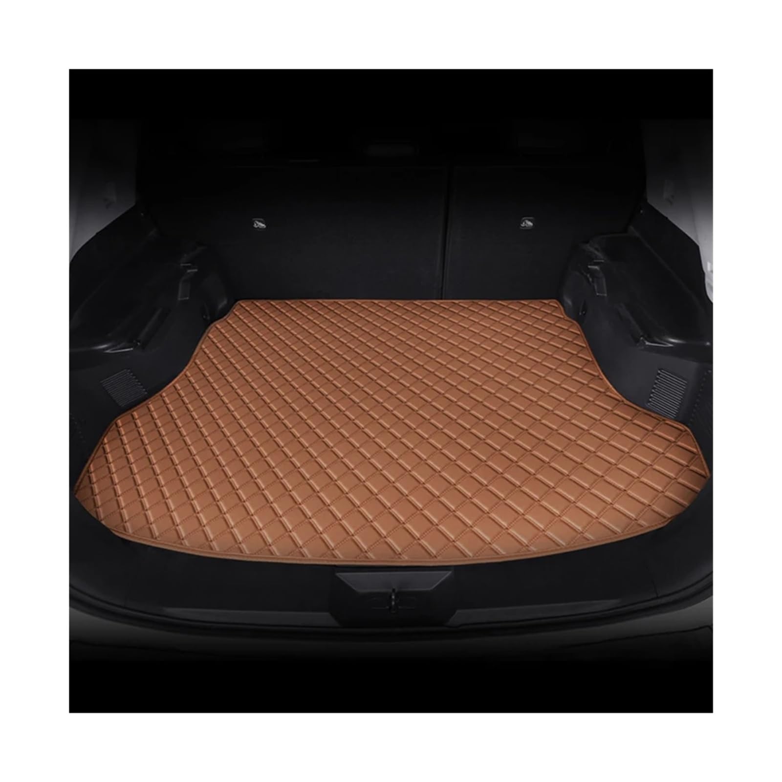 Kofferraummatte für Fluence 2011–2017, Kunstleder, Kofferraumschutzmatte, Kofferraum-Schutzmatte, Auto-Innenzubehör, Kofferraumschutz (braun) von YSFIFHSKFH
