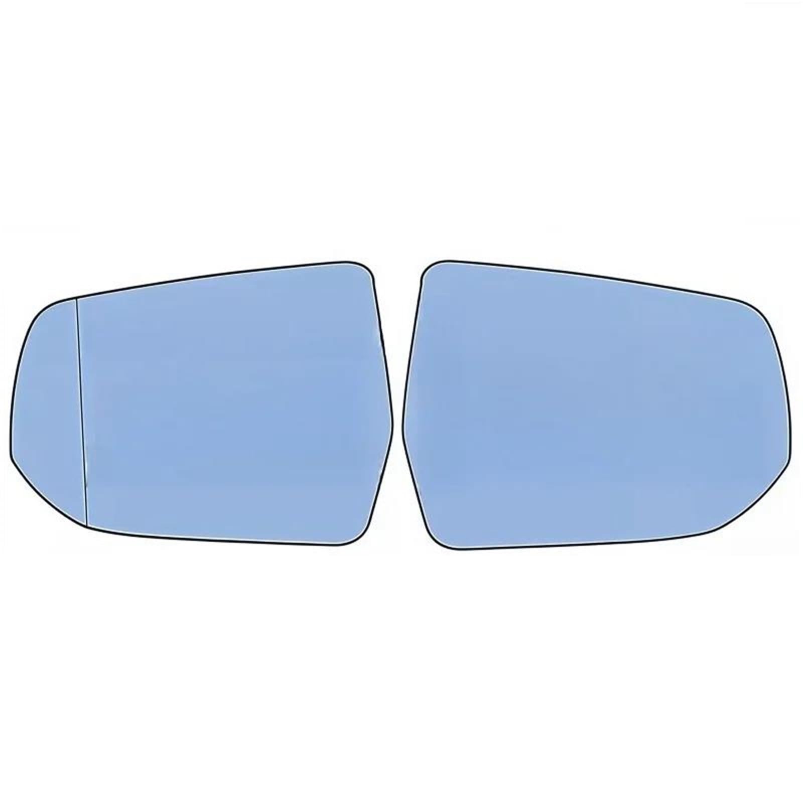 Spiegelglas Ersatz Für Chevy Für Malibu 2012 2013 2014 2015 2016 2017 2018 Modelle Rückspiegel Reflektorglas Weiße Linse Blaue Linse Beheizte Linse Auto Spiegelglas(Blue pair) von YSFIFHSKFH