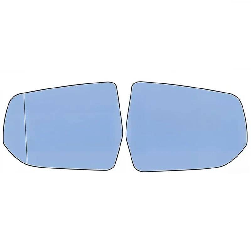 Spiegelglas Ersatz Für Chevy Für Malibu 2012 2013 2014 2015 2016 2017 2018 Modelle Rückspiegel Reflektorglas Weiße Linse Blaue Linse Beheizte Linse Auto Spiegelglas(Blue pair) von YSFIFHSKFH