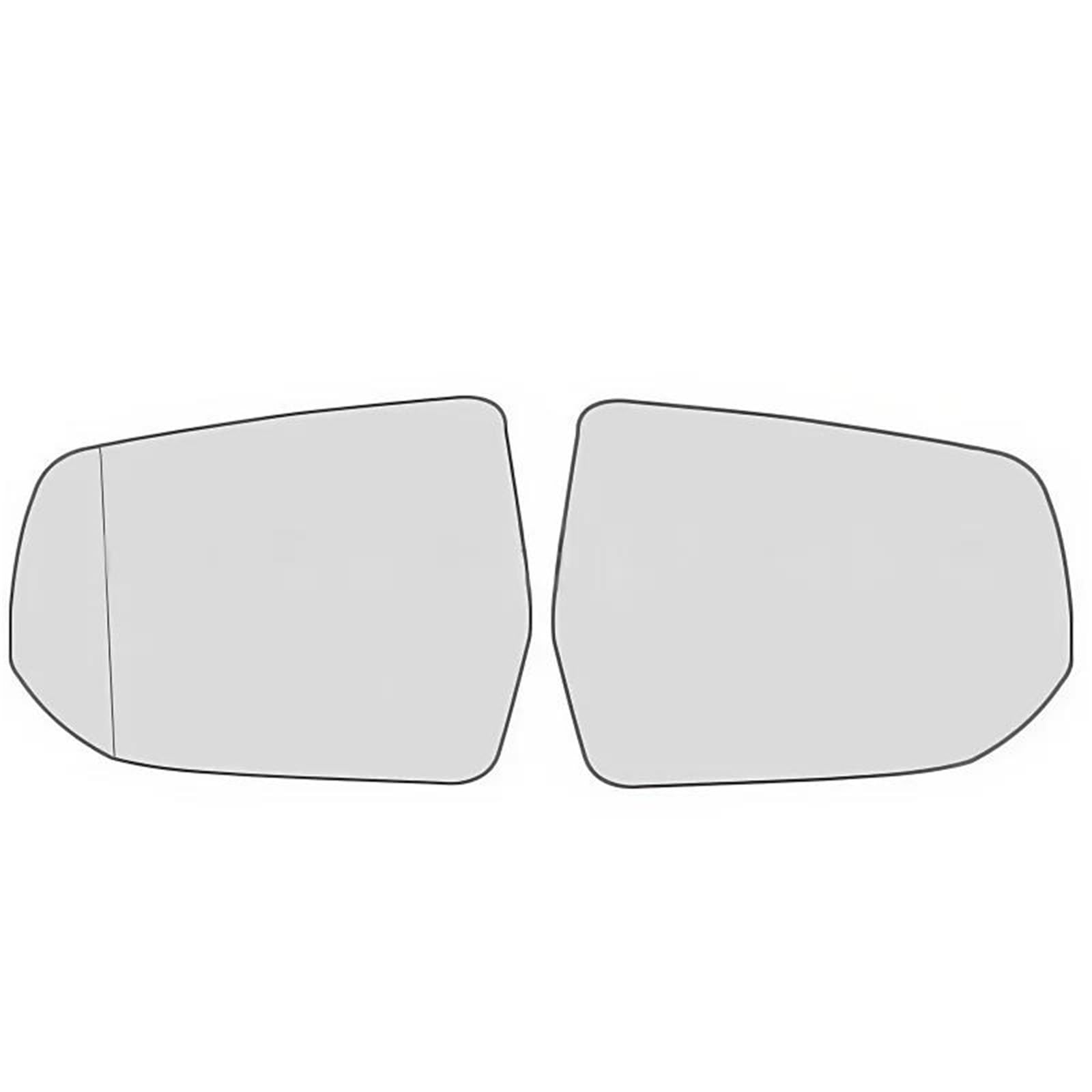 Spiegelglas Ersatz Für Chevy Für Malibu 2012 2013 2014 2015 2016 2017 2018 Modelle Rückspiegel Reflektorglas Weiße Linse Blaue Linse Beheizte Linse Auto Spiegelglas(White pair) von YSFIFHSKFH
