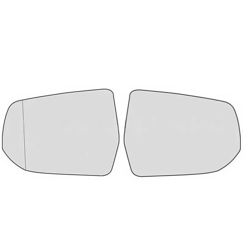 Spiegelglas Ersatz Für Chevy Für Malibu 2012 2013 2014 2015 2016 2017 2018 Modelle Rückspiegel Reflektorglas Weiße Linse Blaue Linse Beheizte Linse Auto Spiegelglas(White pair) von YSFIFHSKFH