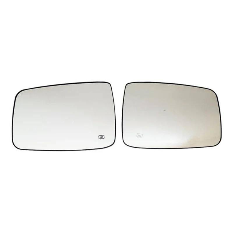 Spiegelglas Ersatz Für Dodge Für RAM Für RAM 2009 2010 2011-2018 68050299AA 68050298AA Autospiegellinse Rückspiegellinse Rückspiegel Spiegeloberflächenheizungsglas Auto Spiegelglas(A pair) von YSFIFHSKFH