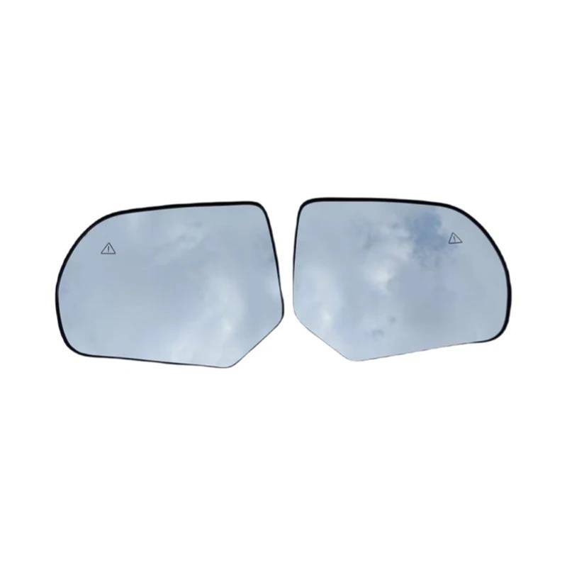 Spiegelglas Ersatz Für Hyundai Für IONIQ5 2021 2022 2023 2024 Links Oder Rechts Beheiztes Seitenglasspiegelobjektiv Mit Totem Fleck Auto Spiegelglas(A pair) von YSFIFHSKFH