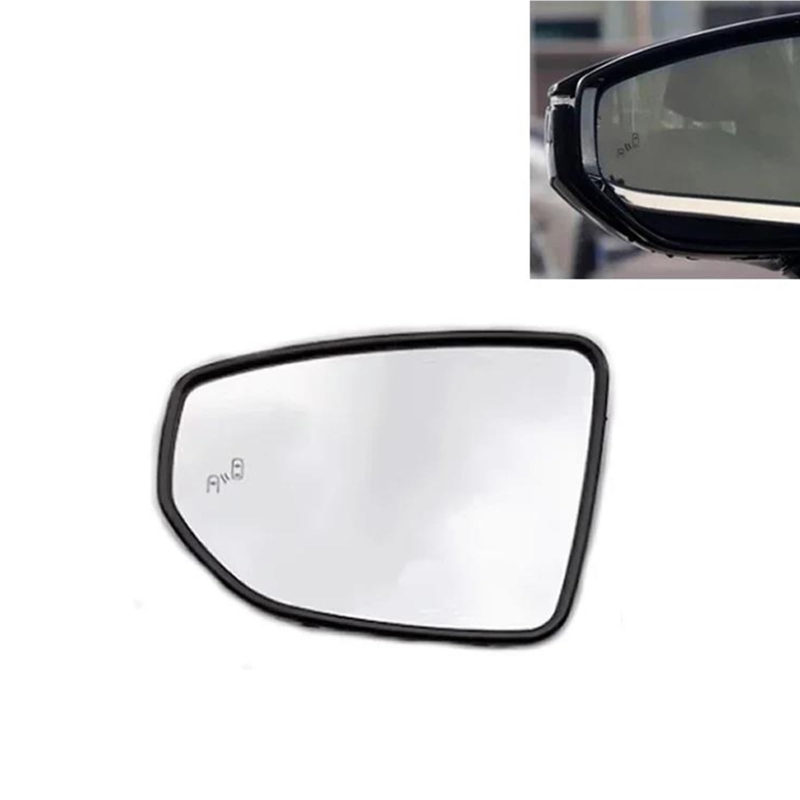 Spiegelglas Ersatz Für Lexus Für ES ES200 ES260 ES300 ES350 2019-2023 Seitenspiegel Objektiv Türflügel Rückansicht Weißes Glas Mit Heizung Blind Spot Auto Spiegelglas(Left blind spot) von YSFIFHSKFH