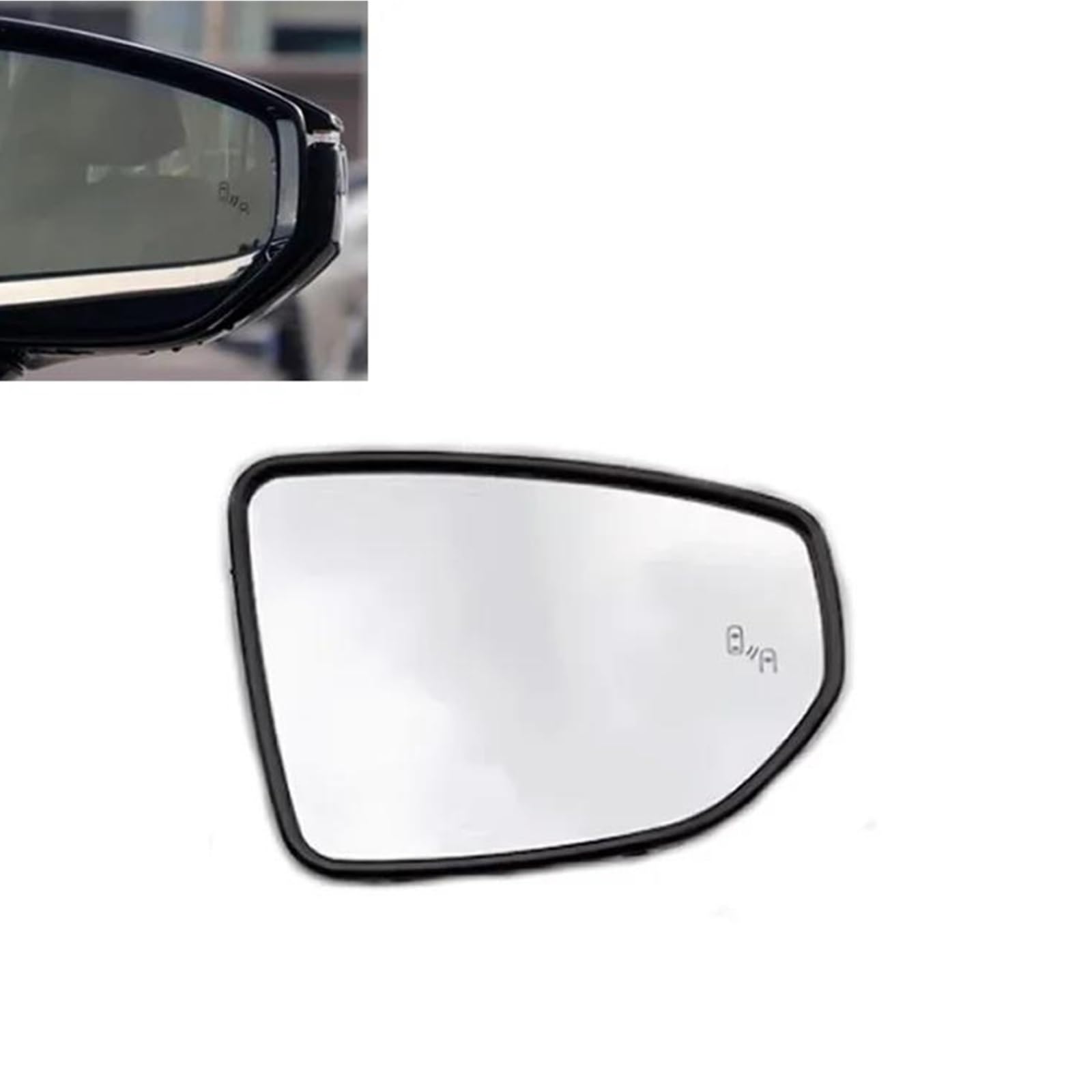 Spiegelglas Ersatz Für Lexus Für ES ES200 ES260 ES300 ES350 2019-2023 Seitenspiegel Objektiv Türflügel Rückansicht Weißes Glas Mit Heizung Blind Spot Auto Spiegelglas(Right blind spo) von YSFIFHSKFH